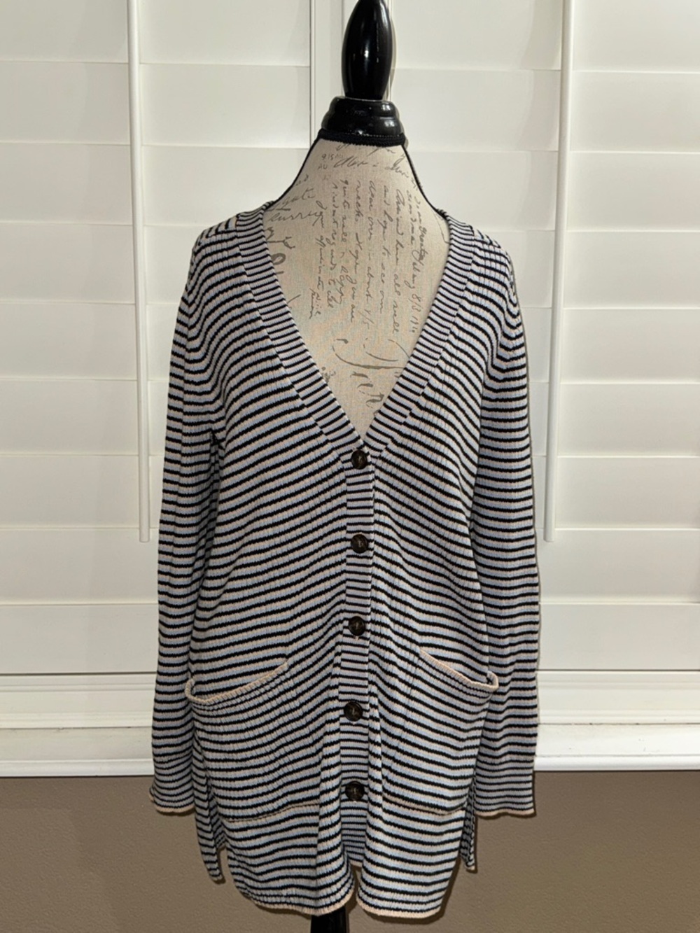 A.L.C. Caspian Cardigan Wheat Black Rain
